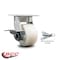 Service Caster 4 Inch Kingpinless Nylon Wheel Swivel Caster with Brake and Swivel Lock SCC SCC-KP30S420-NYR-SLB-BSL - alternate 1